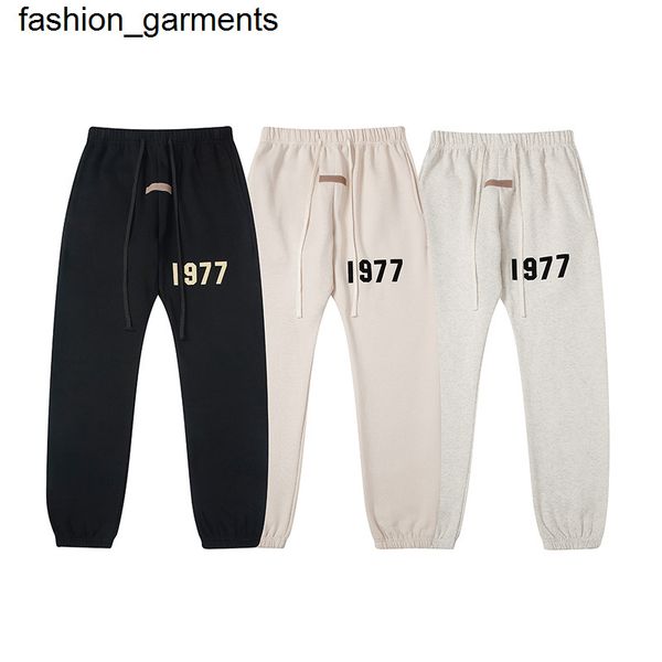 men's pants fashion brand fear essential season flocking plush casual pants men and women, Black
men's pants fashion brand fear essential season flocking plush casual pants men and women, Black