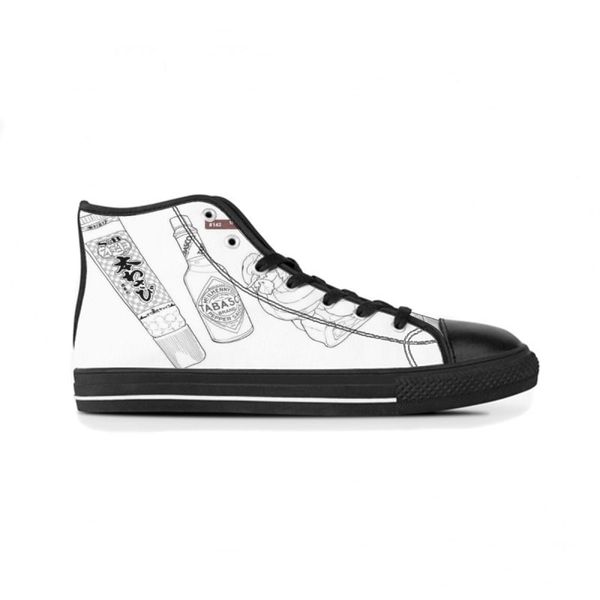 new2023 custom diy shoes fashion classic canvas high cut skateboard casual accept customization uv printing mens womens sports sneakers wate, Black
new2023 custom diy shoes fashion classic canvas high cut skateboard casual accept customization uv printing mens womens sports sneakers wate, Black