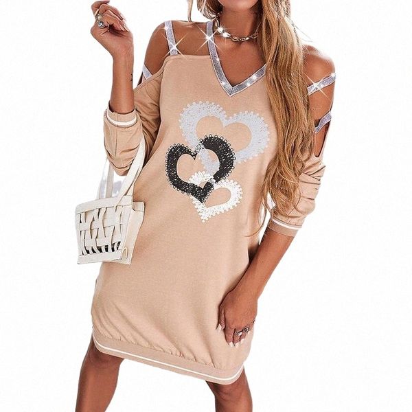 casual dresses women fashion heart print sequin party dress loose sports mini ladies long sleeve strapless sweatshirts c5rr#, Black;gray
casual dresses women fashion heart print sequin party dress loose sports mini ladies long sleeve strapless sweatshirts c5rr#, Black;gray
