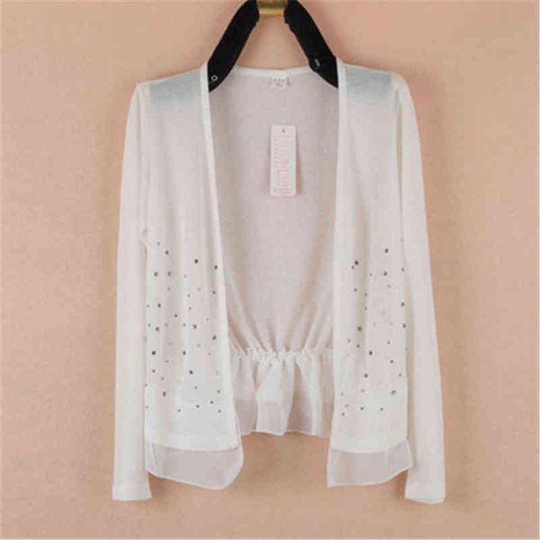 women's sweaters 2020 summer large size women long sleeves ultrathin air conditioning short jacket stars womens knit vest pz2463 j22091, White;black
women's sweaters 2020 summer large size women long sleeves ultrathin air conditioning short jacket stars womens knit vest pz2463 j22091, White;black