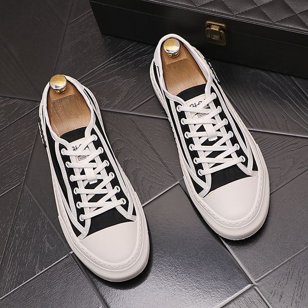 spring autumn lace-up wedding dress party shoes fashion low canvas vulcanize casual sneakers round toe thick bottom business driving walking, Black
spring autumn lace-up wedding dress party shoes fashion low canvas vulcanize casual sneakers round toe thick bottom business driving walking, Black