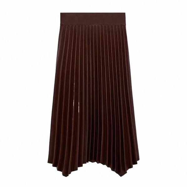 skirts summer women fashion retro high waist slimming solid color imitation leather irregular hem female pleated skirt w4il#, Black
skirts summer women fashion retro high waist slimming solid color imitation leather irregular hem female pleated skirt w4il#, Black