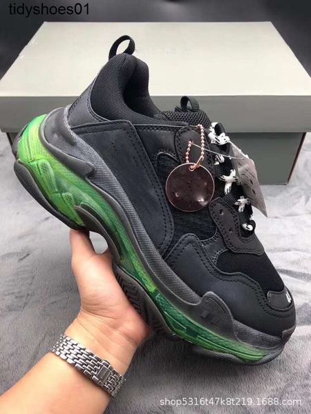 22b balencaigass daddy shoes female milk tea air cushion generation triple s high rise ins male, Black
22b balencaigass daddy shoes female milk tea air cushion generation triple s high rise ins male, Black