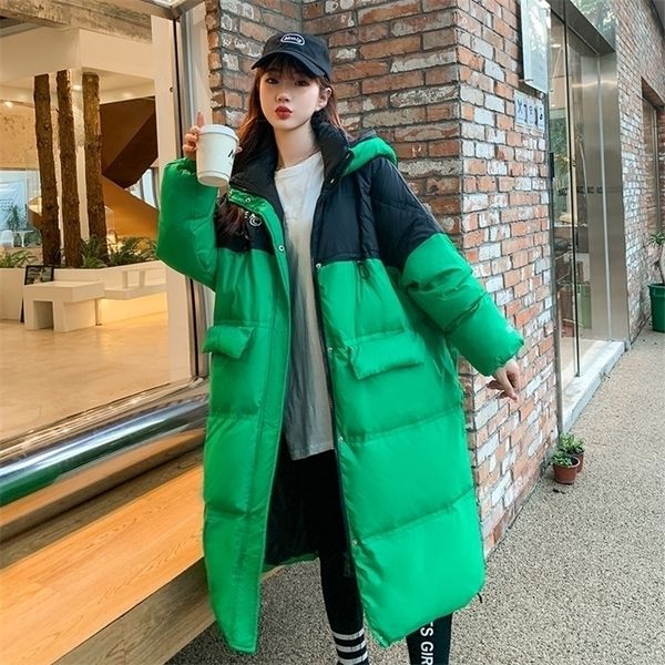 womens down parkas european and american style bv green down padded jacket womens winter long thickened loose korean couple 220919, Black
womens down parkas european and american style bv green down padded jacket womens winter long thickened loose korean couple 220919, Black