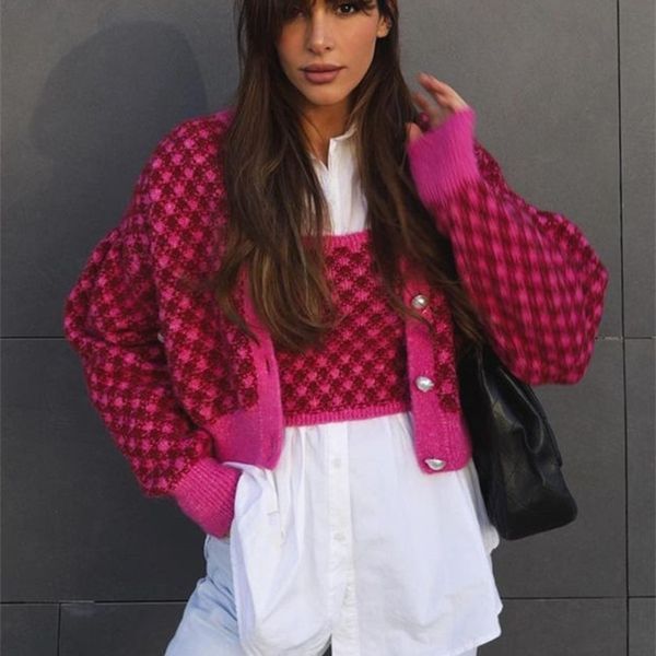 women s knits tees t moda spring autumn women fashion plaid knitted cardigan coat lady vintage puff long sleeve o neck female chic outwear 2, White
women s knits tees t moda spring autumn women fashion plaid knitted cardigan coat lady vintage puff long sleeve o neck female chic outwear 2, White
