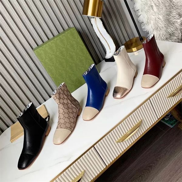 designer boots ladies patchwork leather shoes double g ankle bootss fall winter brand shoes fashion versatile camfort booties with box size, Black
designer boots ladies patchwork leather shoes double g ankle bootss fall winter brand shoes fashion versatile camfort booties with box size, Black
