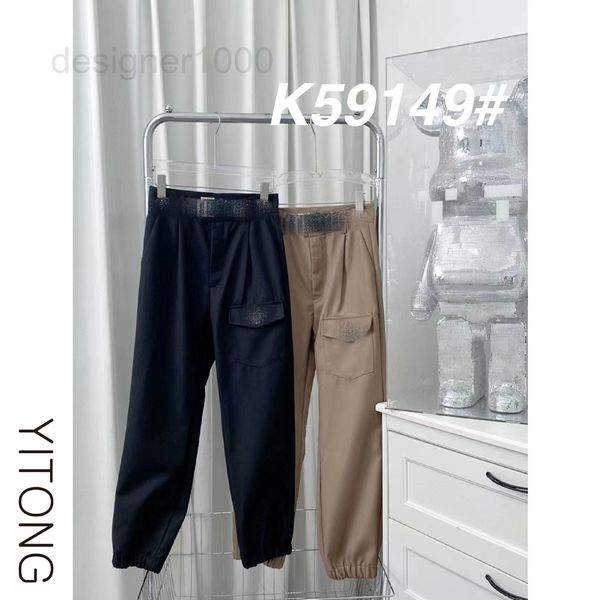 women's pants & capris designer home p's 2022 early autumn new triangle brand leather strap belt high waist flap pocket casual k59, Black;white
women's pants & capris designer home p's 2022 early autumn new triangle brand leather strap belt high waist flap pocket casual k59, Black;white
