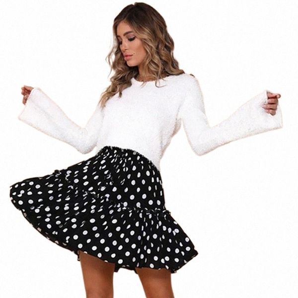 skirts women summer skirt print 6 colors girl pleated ruffles dot high waist mini fashion female clothing 6q2091 l1n7#, Black
skirts women summer skirt print 6 colors girl pleated ruffles dot high waist mini fashion female clothing 6q2091 l1n7#, Black