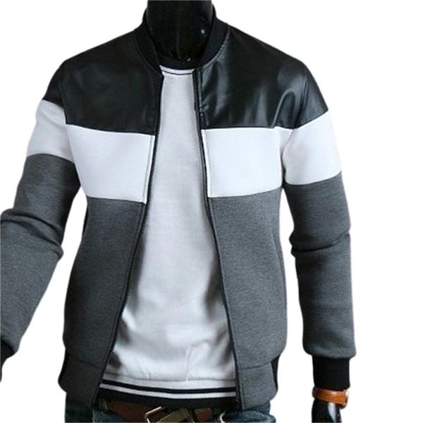 men's jackets men jacket oblique pockets handsome stand-up collar three-color contrast splicing autumn coat for outdoor drop 220919, Black;brown
men's jackets men jacket oblique pockets handsome stand-up collar three-color contrast splicing autumn coat for outdoor drop 220919, Black;brown