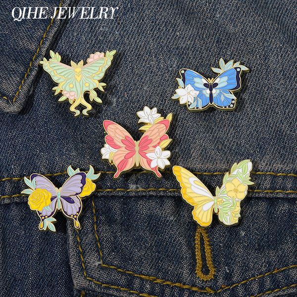 flower butterfly brooch enamel pin floral plant animal wings beautiful badge for women custom lapel backpack accessories, Gray
flower butterfly brooch enamel pin floral plant animal wings beautiful badge for women custom lapel backpack accessories, Gray