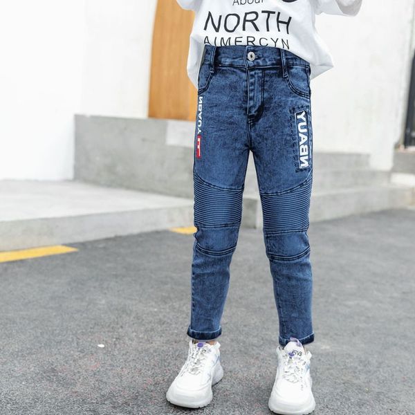 jeans ienens autumn boy's jeans clothes kids cowboy long pants children casual denim trousers clothes baby boy casual stretch jeans 220, Blue
jeans ienens autumn boy's jeans clothes kids cowboy long pants children casual denim trousers clothes baby boy casual stretch jeans 220, Blue