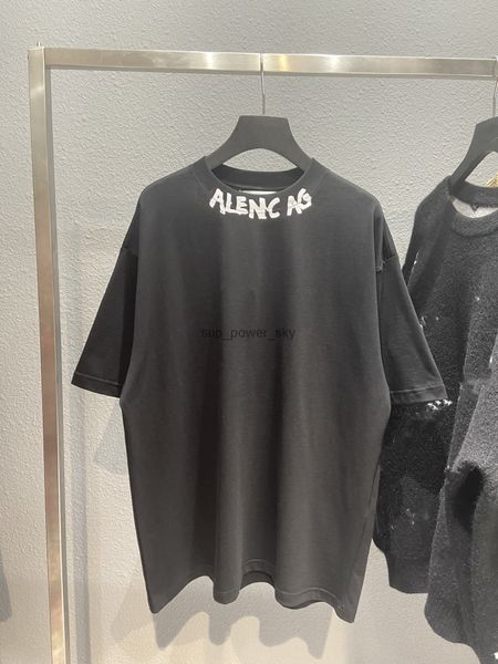 mens desiner t-shirts balencaigass new thread letters short sleeves regular weaving dyeing pure cotton loose t-shirt, White;black
mens desiner t-shirts balencaigass new thread letters short sleeves regular weaving dyeing pure cotton loose t-shirt, White;black