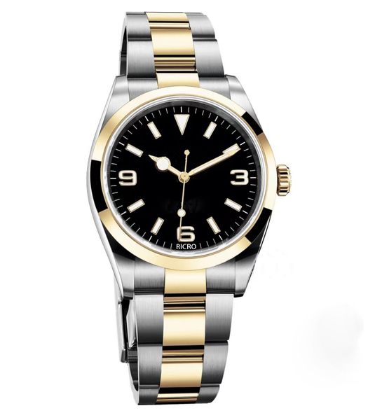 men's watch master automatic mechanical movement business 40mm stainless steel watchband sapphire glass black dial, Slivery;brown
men's watch master automatic mechanical movement business 40mm stainless steel watchband sapphire glass black dial, Slivery;brown