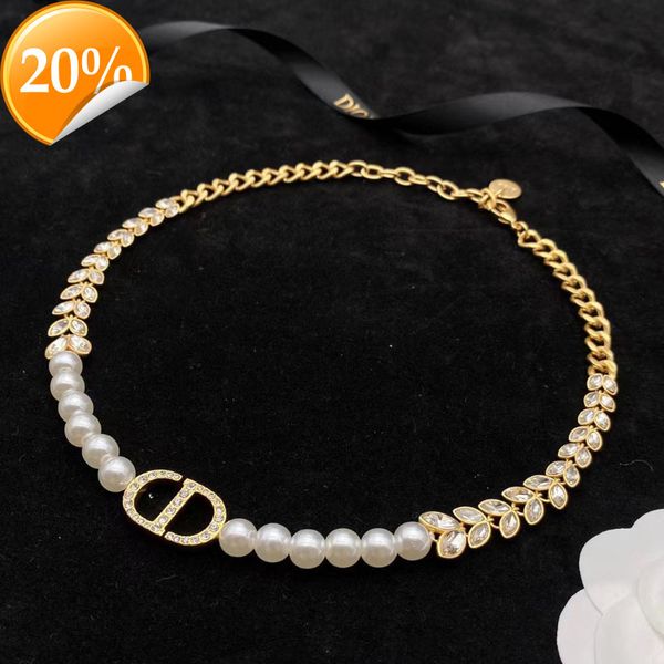 high-end fashion design women's necklace d new suit brass wheat ear diamond cd letter classic, Silver
high-end fashion design women's necklace d new suit brass wheat ear diamond cd letter classic, Silver