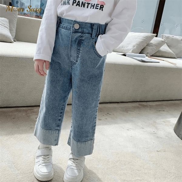 jeans baby boy girl jeans pant soft infant toddler child denim high waist bell bottom pants casual loose wide leg trousers 110y 220919, Blue
jeans baby boy girl jeans pant soft infant toddler child denim high waist bell bottom pants casual loose wide leg trousers 110y 220919, Blue