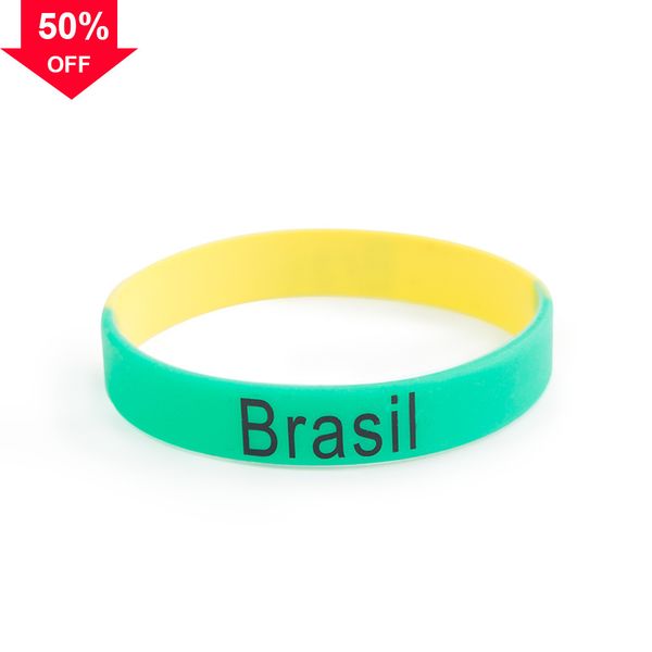 designer bracelets latest world cup brazil flag silicone bracelet soccer souvenir fans support sports wrist strap, Black
designer bracelets latest world cup brazil flag silicone bracelet soccer souvenir fans support sports wrist strap, Black