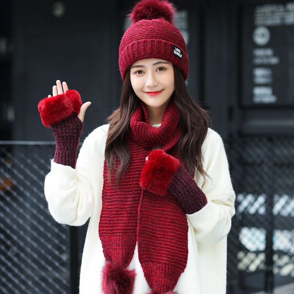 hats scarves gloves set winter scarf gloves female 3pcs knitted set caps for girl warm skullies beanies 220920, Blue;gray
hats scarves gloves set winter scarf gloves female 3pcs knitted set caps for girl warm skullies beanies 220920, Blue;gray