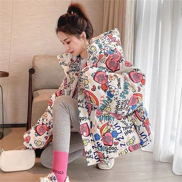 women's down parkas winter women's jacket down cotton ladies korean loose thick hooded mid-length long-sleeved plus size warm park, Black
women's down parkas winter women's jacket down cotton ladies korean loose thick hooded mid-length long-sleeved plus size warm park, Black