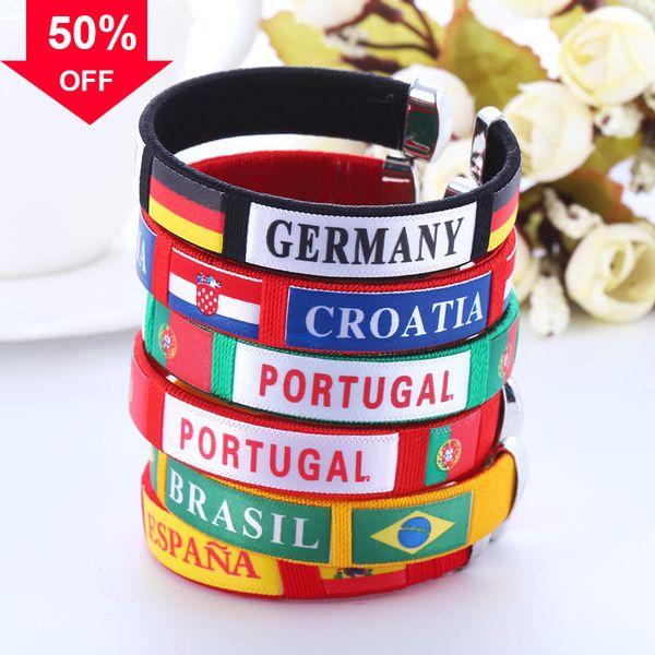 designer bracelets latest world cup 2022 flag woven thread bracelet fans small gift sports wrist belt souvenir germany brazil portugal, Black
designer bracelets latest world cup 2022 flag woven thread bracelet fans small gift sports wrist belt souvenir germany brazil portugal, Black