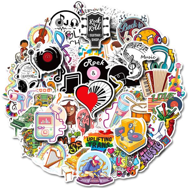 50pcs rock music stickers pack for water bottle lapskateboard motorcycle waterproof decals
50pcs rock music stickers pack for water bottle lapskateboard motorcycle waterproof decals