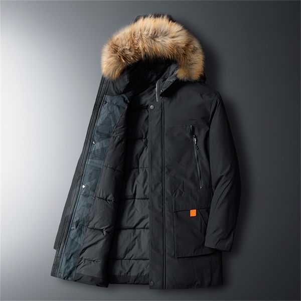 men's down parkas thermal jacket thick puffer coat overcoat winter parka 90% white duck removable cap 220919, Black
men's down parkas thermal jacket thick puffer coat overcoat winter parka 90% white duck removable cap 220919, Black