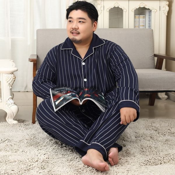 men's sleepwear plus size 140kg 100 cotton pajamas sets mens pyjama hiver casual plaid autumn winter casual men pyjamas 220920, Black;brown
men's sleepwear plus size 140kg 100 cotton pajamas sets mens pyjama hiver casual plaid autumn winter casual men pyjamas 220920, Black;brown