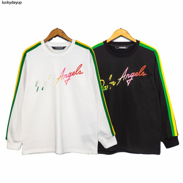 men's hoodies sweatshirts chaopai palmss colorful angelss letter printing long sleeve color matching men's, Black
men's hoodies sweatshirts chaopai palmss colorful angelss letter printing long sleeve color matching men's, Black