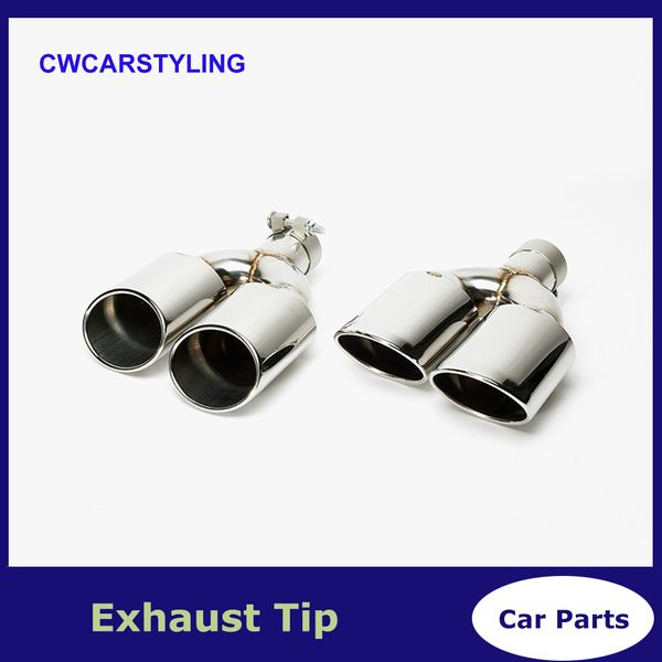 1pair l&r stainless steel y type oval dual exhaust tip for benz w204c-class modifiy c63 amg muffler four-out tail nozzle
1pair l&r stainless steel y type oval dual exhaust tip for benz w204c-class modifiy c63 amg muffler four-out tail nozzle