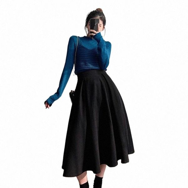 skirts vintage skirt 2022 female french style plus size high waisted midi pleated women's middle long spring autumn winter w17n#, Black
skirts vintage skirt 2022 female french style plus size high waisted midi pleated women's middle long spring autumn winter w17n#, Black