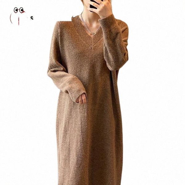 swiftmovement long knitted fashion v-neck loose winter autumn womens casual sleeve jumper sweaters dress dresses w9av#, Black;gray
swiftmovement long knitted fashion v-neck loose winter autumn womens casual sleeve jumper sweaters dress dresses w9av#, Black;gray