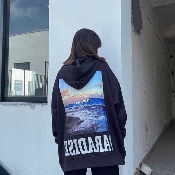 askyurself hoodie california wave 3m colorful reflective printing washed old hoodie loose hoodie high street, Black
askyurself hoodie california wave 3m colorful reflective printing washed old hoodie loose hoodie high street, Black
