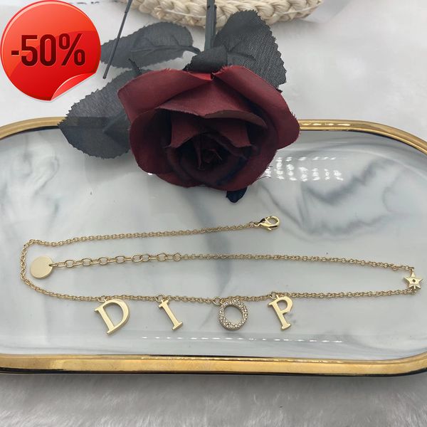50% off factory clearance sale designer new brand jewelry necklace charm d dijia letter dio red style versatile high-end quality brass luxur, Silver
50% off factory clearance sale designer new brand jewelry necklace charm d dijia letter dio red style versatile high-end quality brass luxur, Silver