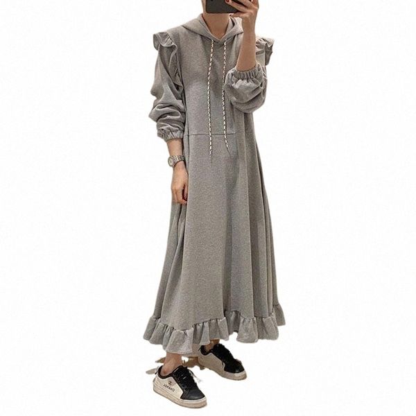 casual dresses one-piece 2022 spring autumn women chic sweater dress hooded long elegant temperament loose ruffles c4g1#, Black;gray
casual dresses one-piece 2022 spring autumn women chic sweater dress hooded long elegant temperament loose ruffles c4g1#, Black;gray