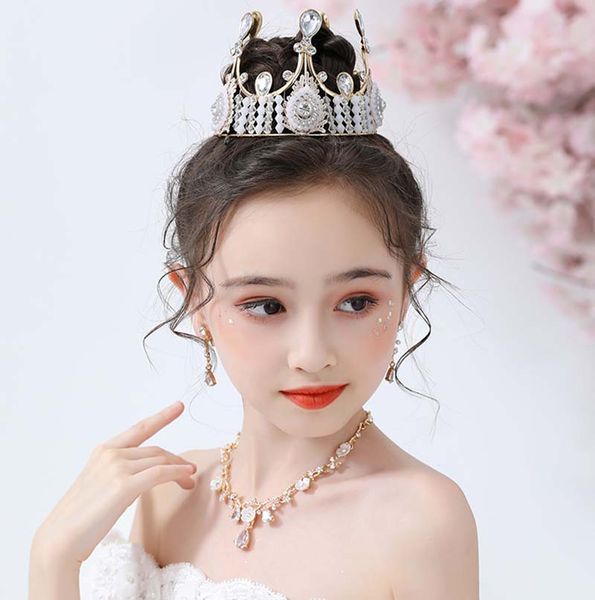 beauty gold flower girls' head pieces kids' wedding head piece princess hair wear girl accessories h920082 tiara&earrings&necklace, White;red
beauty gold flower girls' head pieces kids' wedding head piece princess hair wear girl accessories h920082 tiara&earrings&necklace, White;red