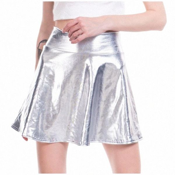 skirts women's skirt casual fashion ladies summer spring shiny metallic flared pleated a-line mini dancing h74u#, Black
skirts women's skirt casual fashion ladies summer spring shiny metallic flared pleated a-line mini dancing h74u#, Black