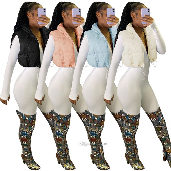 new solid short bread vest cotton jacket fashionable womens single item autumn and winter warm clothes, Black;white
new solid short bread vest cotton jacket fashionable womens single item autumn and winter warm clothes, Black;white