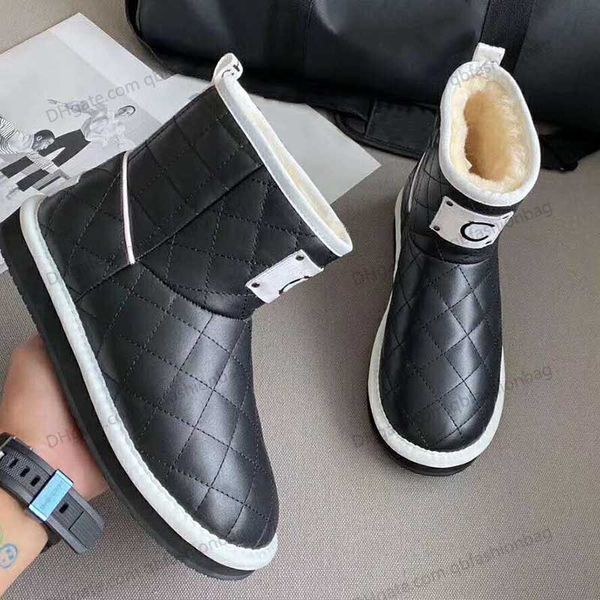 designer womens snow ankle boots quilted texture fleece boot luxurys platform rainboots western fashion motorcycle booties classic black whi
designer womens snow ankle boots quilted texture fleece boot luxurys platform rainboots western fashion motorcycle booties classic black whi