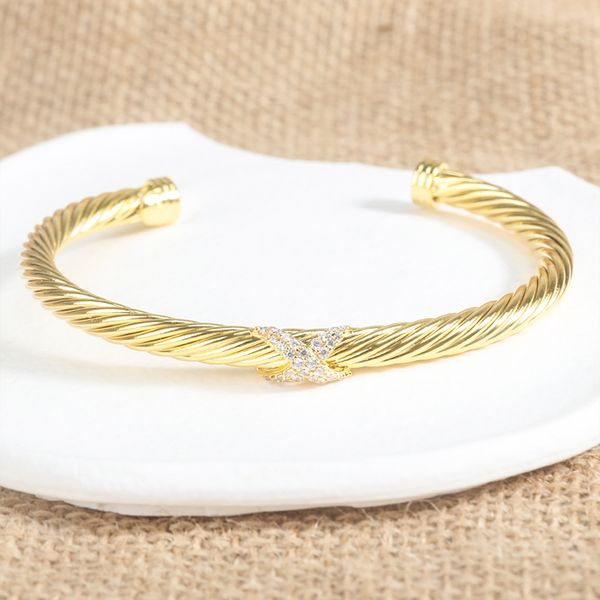 cable bracelet zircon fashion gold plated bangle 5mm jewelry fine wristband accessories women men bracelet, Black
cable bracelet zircon fashion gold plated bangle 5mm jewelry fine wristband accessories women men bracelet, Black
