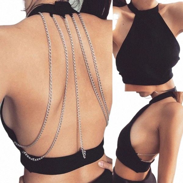 women's tanks & camis women halter neck chain crop summer ladies backless tees bandeau sleeveless vest clubwear i0lt#, White
women's tanks & camis women halter neck chain crop summer ladies backless tees bandeau sleeveless vest clubwear i0lt#, White