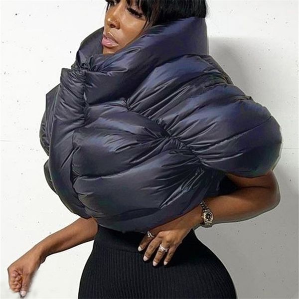 women's down parkas simenual cotton-padded puffer jacket women irregular sleeveless terry mock neck zipper casual streetwear bread oute, Black
women's down parkas simenual cotton-padded puffer jacket women irregular sleeveless terry mock neck zipper casual streetwear bread oute, Black