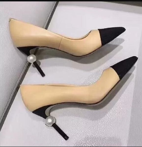 women shoes pumps high heels pointed toe pearl mules slingback runway spell color wedding party, Black
women shoes pumps high heels pointed toe pearl mules slingback runway spell color wedding party, Black
