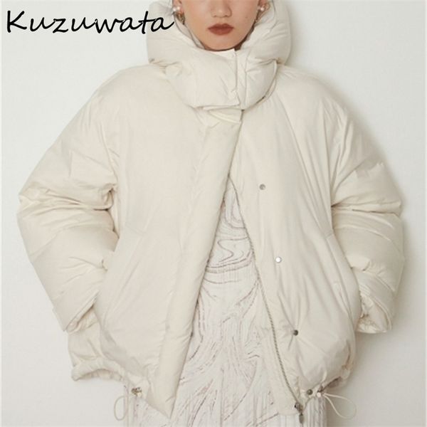 womens down parkas kuzuwata autumn winter women coats japanese loose thick white duck zippers detachable hat cotton jacket 220920, Black
womens down parkas kuzuwata autumn winter women coats japanese loose thick white duck zippers detachable hat cotton jacket 220920, Black