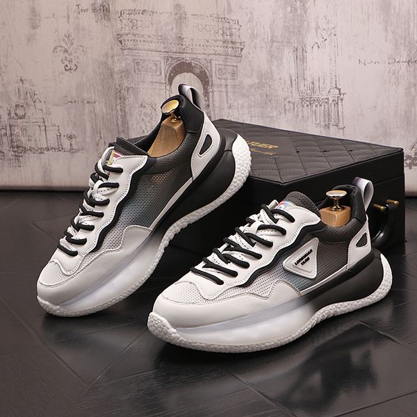 luxury designers dress wedding party shoes fashion style breathable lace up mesh casual sneakers round toe thick bottom business driving wal, Black
luxury designers dress wedding party shoes fashion style breathable lace up mesh casual sneakers round toe thick bottom business driving wal, Black