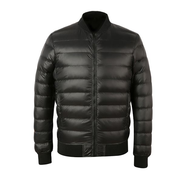 winter down jacket mens short baseball collar young and middle-aged large size version of the casual light jackets trend, Black
winter down jacket mens short baseball collar young and middle-aged large size version of the casual light jackets trend, Black