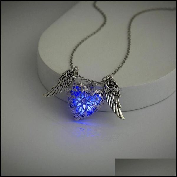 chains chains luminous glowing pendant necklace hollow heart wing necklace glow in the dark pike necklace for women christm dayupshop dhxjd, Silver
chains chains luminous glowing pendant necklace hollow heart wing necklace glow in the dark pike necklace for women christm dayupshop dhxjd, Silver