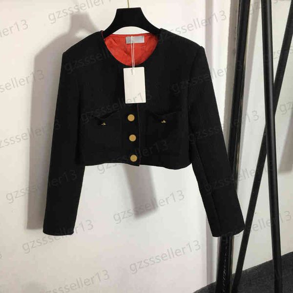 womens jacket ce custom logo metal button tweed jackets classic short carriage jacquard lining designer coats women clothing, Black;brown
womens jacket ce custom logo metal button tweed jackets classic short carriage jacquard lining designer coats women clothing, Black;brown