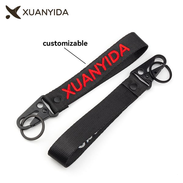 personal customized black car motorcycle embroidery keychain key ring wrist lanyard key chain holder for men women
personal customized black car motorcycle embroidery keychain key ring wrist lanyard key chain holder for men women