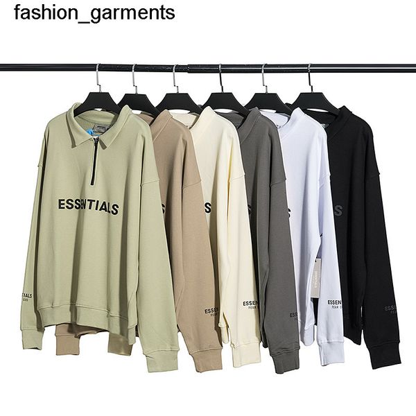 men's hoodies sweatshirts chaopai double line essential letter pressed silicone half zipper lapel sweater men and women high street coa, Black
men's hoodies sweatshirts chaopai double line essential letter pressed silicone half zipper lapel sweater men and women high street coa, Black