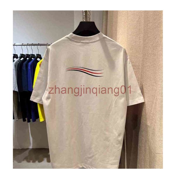 designer balanciagas t shirt spring and summer new cola wave short sleeve mens womens loose and versatile casual balenciga tee, White;black
designer balanciagas t shirt spring and summer new cola wave short sleeve mens womens loose and versatile casual balenciga tee, White;black