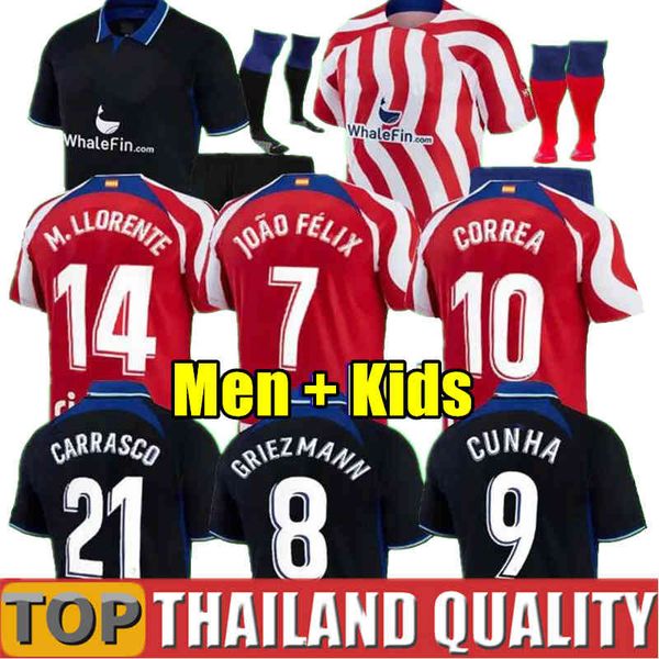 men's tracksuits soccer jerseys 23 joao felix home 23 . llorente correa camiseta football shirts uniforms away kids kit griezmann r. d, Gray
men's tracksuits soccer jerseys 23 joao felix home 23 . llorente correa camiseta football shirts uniforms away kids kit griezmann r. d, Gray